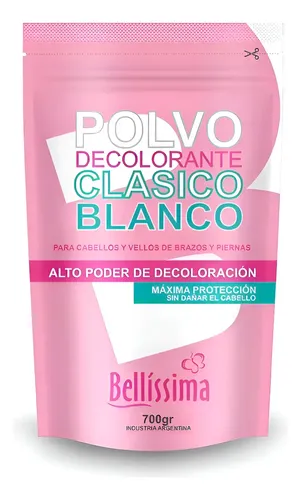 Bellissima Polvo Decolorante Cabello Clasico Blanco X 700gr