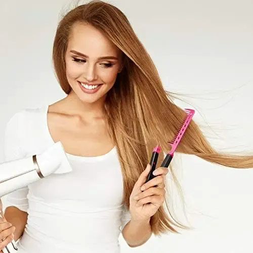 3 Piezas Peine Para El Cabello Cepillo Para El Cabello Para  Rosa Roja, Azul Y Roja.