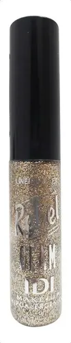 Idi Make Up Delineador Glitter Rebel Glam 03 Paillet Gold Color Dorado