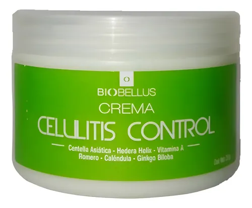 Crema Celulitis Control Biobellus Corporal Piernas 250ml Fragancia Sí Tipo de envase Pote Tipos de piel Todas