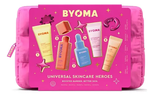 Kit De Cuidado De Piel Byoma – 5 Piezas Hidratantes Con Spf