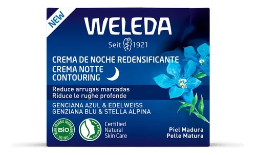 Crema De Noche Redensificante Weleda 40 Ml Tipo De Piel Normal