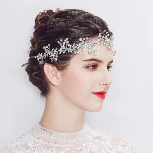 Tocado De Novia Con Pedrería, Accesorios Para El Cabello, Ti