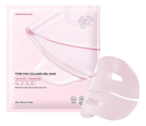 Mascarilla Pdrn Pink Colágeno Gel X 4 Unidades
