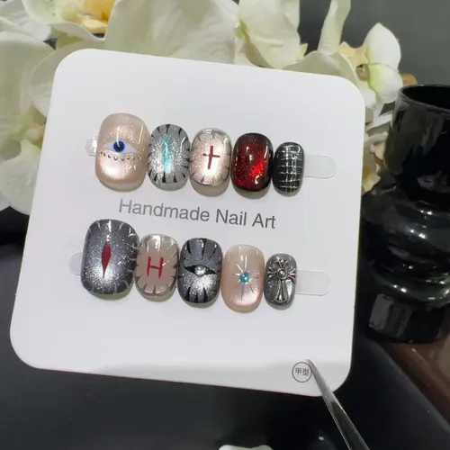 Calidad Superior Parches De Arte De Uñas Góticos De Nicho
