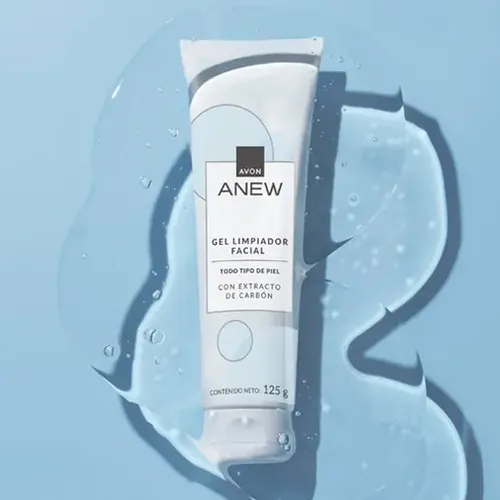 Avon Anew Gel Limpiador Facial Con Extracto De Carbon 125g Momento De Aplicación Día/noche Tipo De Piel Todo Tipo De Piel