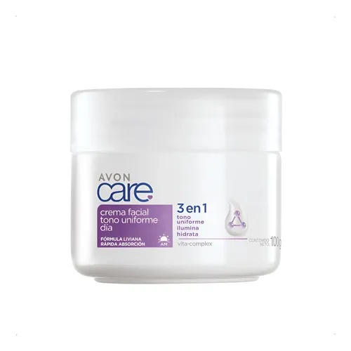 Crema Facial Avon Care Tono Uniforme 3 En 1 – Aroma A Ti Momento De Aplicación Día Tipo De Piel Todo Tipo De Piel