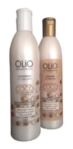 Kit Olio: Shampoo+bálsamo Con Aceite De Coco Libre Parabenos