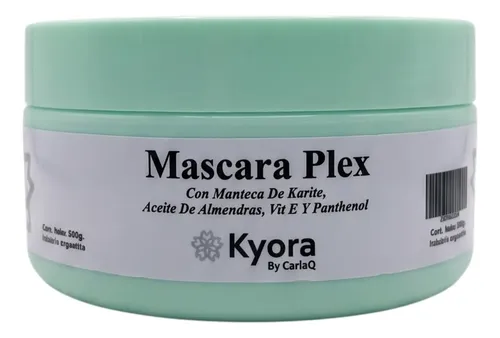 Máscara Plex Reparadora 250gr Kyora Con Manteca De Karité