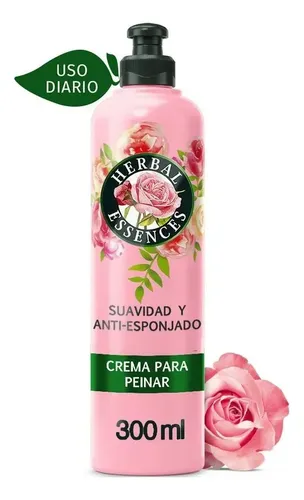 Crema Peinar Suavidad Anti Esponjado 300ml Herbal Essences
