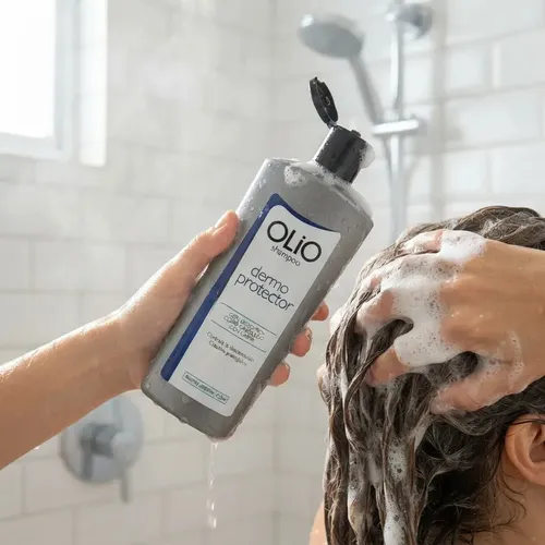 Shampoo Anticaspa Dermoprotector Olio 420ml Control Caspa Cuero Cabelludo Octopirox Hipoalergénico Dermatológicamente Testeado Tratamiento Anticaspa Uso Frecuente Cabello Saludable