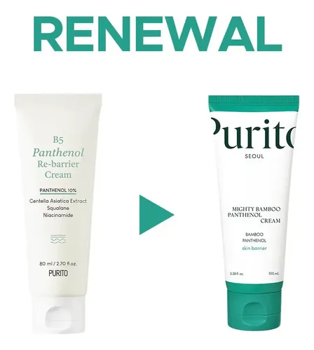 Purito Mighty Bamboo Panthenol Crema Fortalece La Barrera
