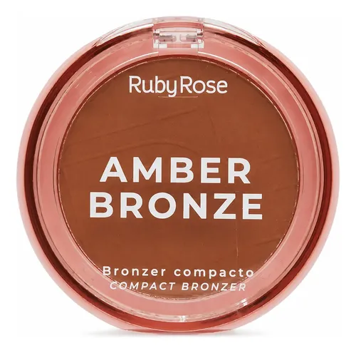 Bronzer Compacto En Polvo Amber Bronzer Ruby Rose 7grs