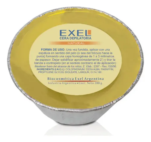 Pack X 4 Cera Depilatoria Rosa Miel Azul Verde Exel 200 G