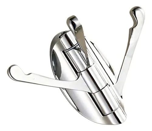 Gancho Giratorio Plegable Para Abrigos, Sombreros Y Toallas, Plateado