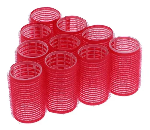 Rulos De Peluquería 10x-rojo-36mm Descrito Descrito