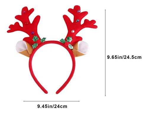 Broches Sweet E Mori Mink Ball Antlers Par De Clips Navidad