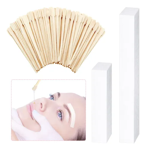 Kit De Tiras De Cera Y Palitos Aplicadores De Cera 600 Pieza