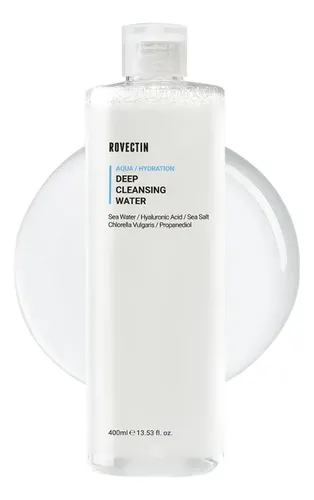 Agua Limpiadora Rovectin Aqua Deep 400 Ml Con Ácido Hialurón