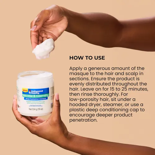 Mascarilla Para El Cabello Hollywood Beauty 510 G Tea Tree R