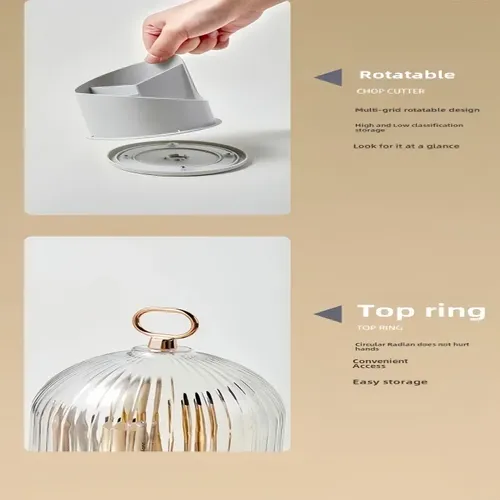 Caja De Almacenamiento Para Cosméticos Con Tapa