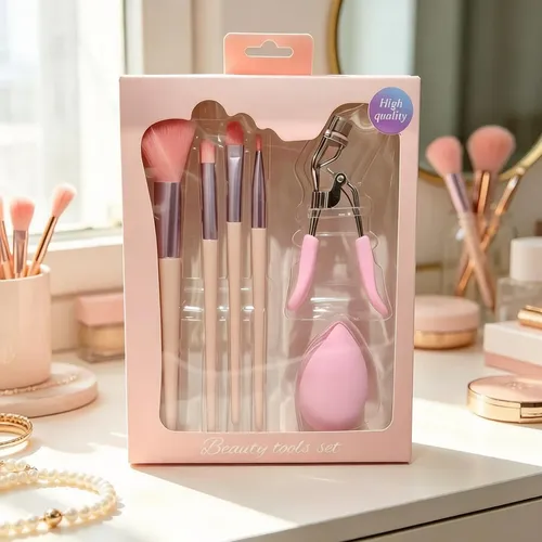 Set 2 Kits 6 Pinceles De Maquillaje Profesionales Herramient