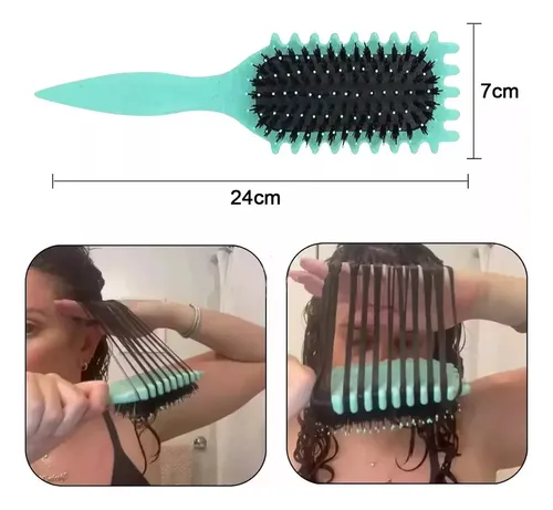Pincel Bounce Curl Brush, Peine Rizado Define Style 2 Pzs Ne