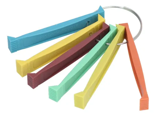 Juego De Peines Fin Comb Fcr6, Varios Tamaños, Mantenimiento