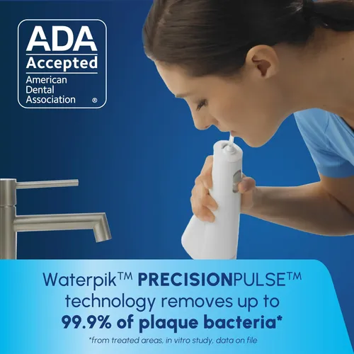 Waterpik Wf-30cd Irrigador Dental Inalámbrico Recargable Azu Blanco