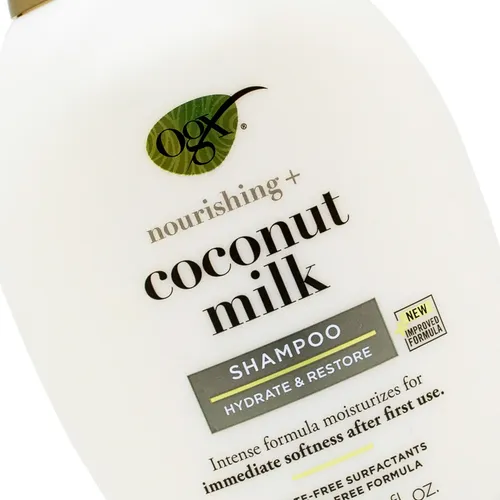 Ogx Coconut Milk Shampoo Coco Nutritivo Cabello Seco X 385ml