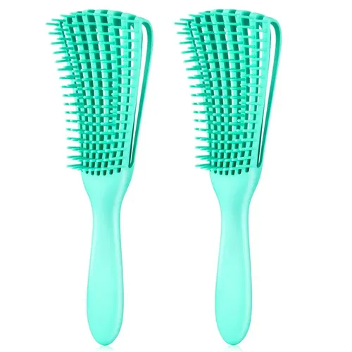 Cepillo Desenredante Para Cabello Rizado 3a-4c (paquete De 2