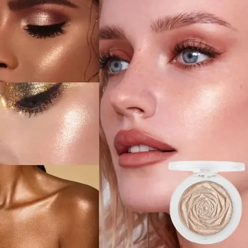 Iluminador Facial Evpct Champagne Gold Con Purpurina