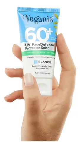 Veganis Protector Solar Facial Fps 60 Invisible X 3 Unidades