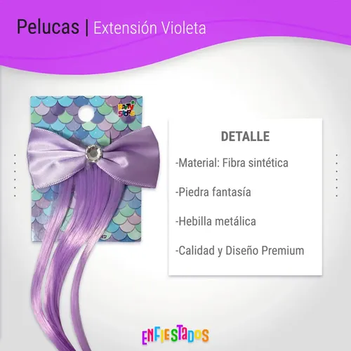 Extensiones Clip Pelo Cabello Dos Tonos Con Accesorios