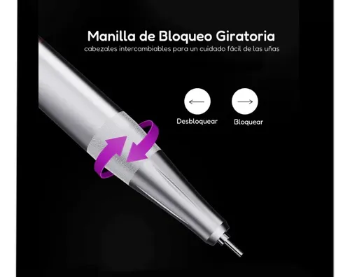 Torno Uñas Profesional Portátil Recargable Eloíse Manicura