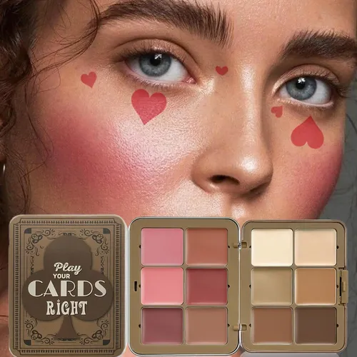 Paleta De Rubor Y Corrector Corrector Y Rubor De Blush Natur