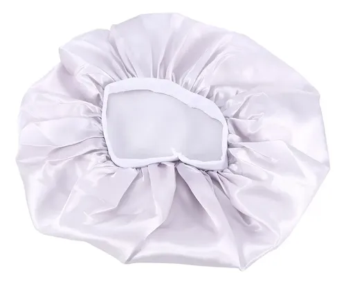 Gorro De Baño Elástico Redondo Con Pelo De Seda Sintética Ex