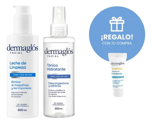 Dermaglós Combo Leche De Limpieza + Tónico Descongestivo