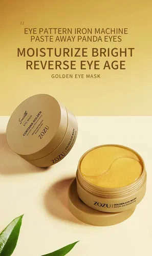 Máscara De Ojos Zozu Gold O Aguacate 80g Para Hidratación Y