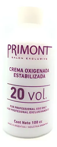 Crema Oxidante 20 Vol Decolorante Aqua Loop By Primont 70ml