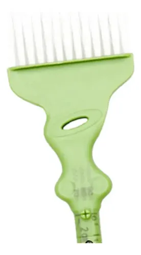 * 2 Peine Para Teñir El Cabello, Cepillo Recto, Verde