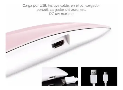 Cabina De Uñas 6w Lampara Luz Led Secador Uv Manos Esculpida