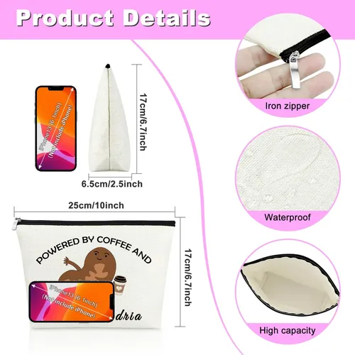 Regalo Para Los Amantes De La Cafeína Bolsa De Maquillaje Re