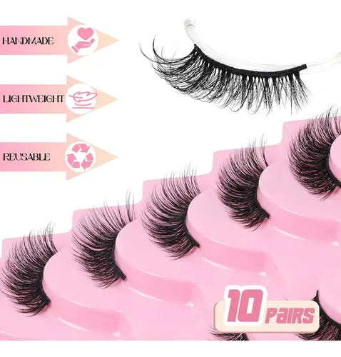 Pestañas Postizas Half B02 Cotton Band Ahrikiss 6-10 Mm