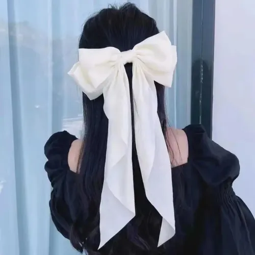 W 1 Diadema Amarilla, Lazo Con Forma De Pinza Para El Pelo,