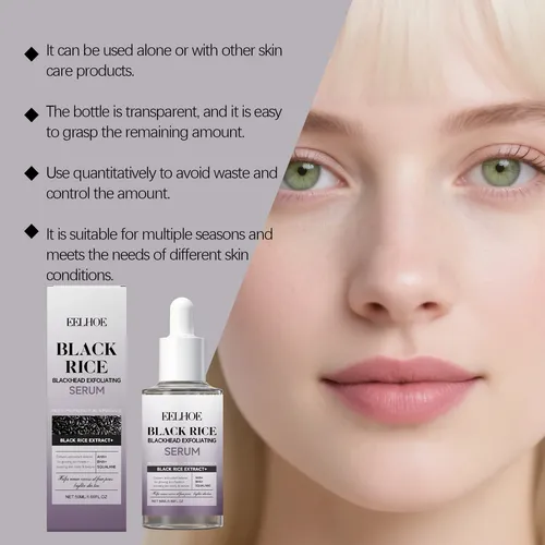 Set De Sérum Exfoliante De Arroz Blanco Y Negro Bha Niacinamide P