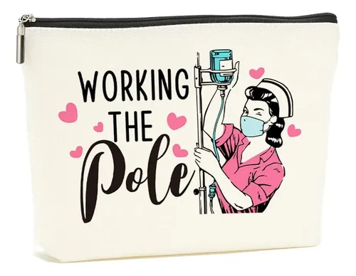 Bolso De Maquillaje Decohim Enfermera Divertida Para Mujer