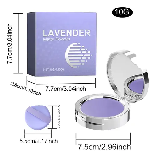 Polvo Compacto, Matificante, Color Transparente For Piel Mi