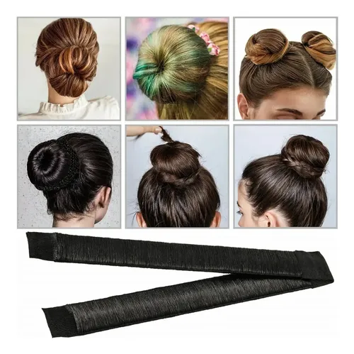 21 Pcs Kit Y Chongo Mágico Dona Espuma Con Broche Cabello