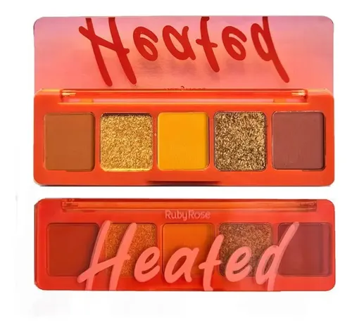 Paleta De Sombras Overland Flood Heated O Breezy Ruby Rose Color Healted